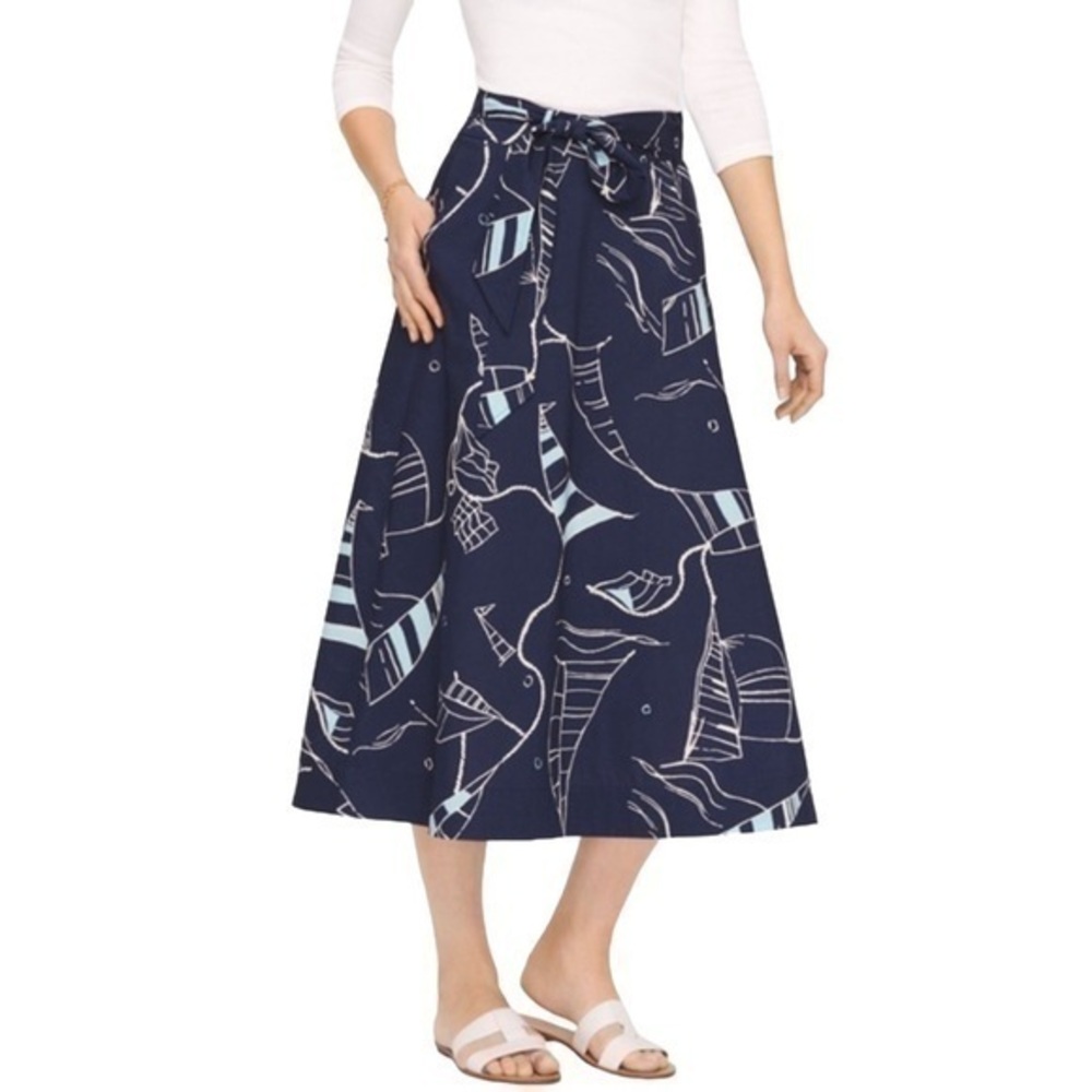 Talbots Regatta Sails Midi Skirt 💕